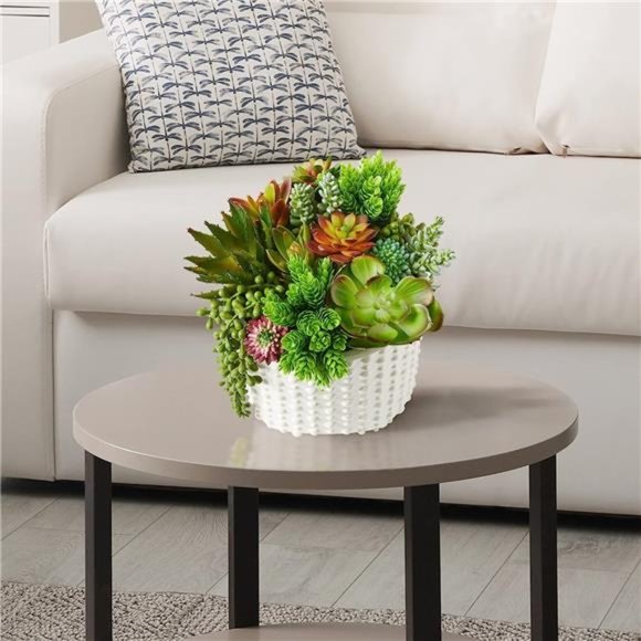 Artificial Succulents 14 Pack Premium Succulent Plants Artificial Realistic Faux - Picture 3 of 6